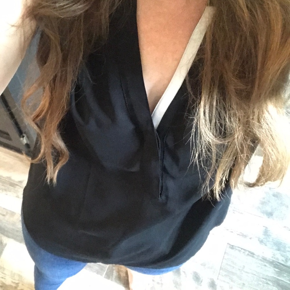Banana Republic Black Sleeveless Top